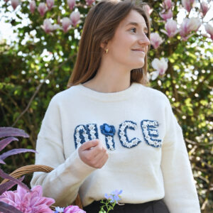Witte Nice sweater dames JUVIQ