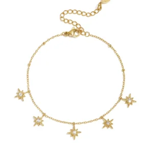 Armband met vallende sterren (goud)