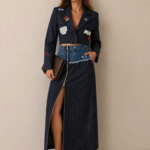 Lange Denimrok